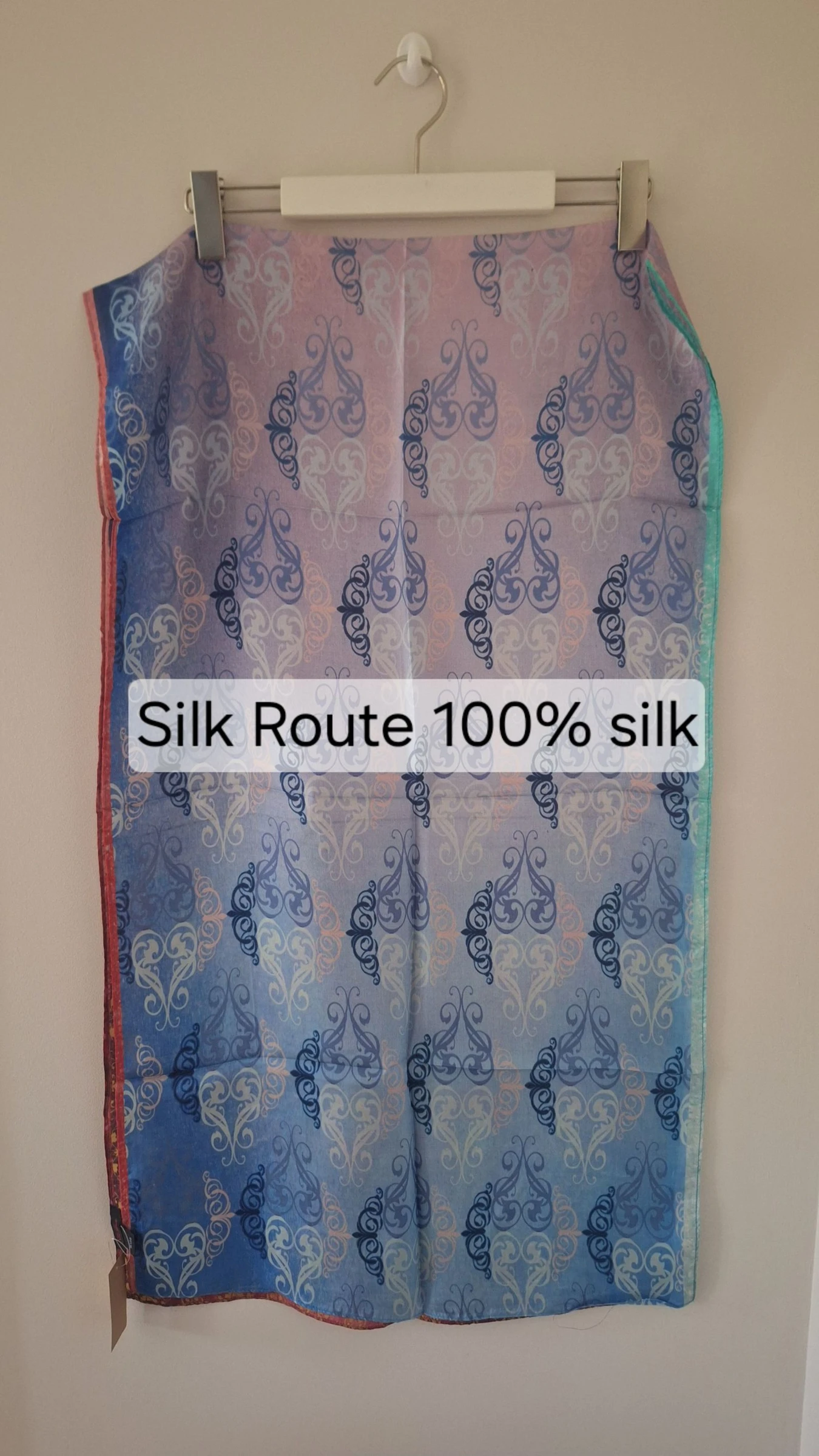 Écharpe nova de seda multicolor étnica chique Silk Route – photo 4